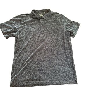 Puma Men's XL Charcoal Heather Polo Shirt